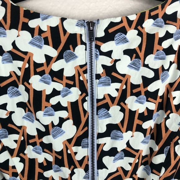 Fossil Fitted Short Sleeve Floral Mini Dress - Picture 5 of 7